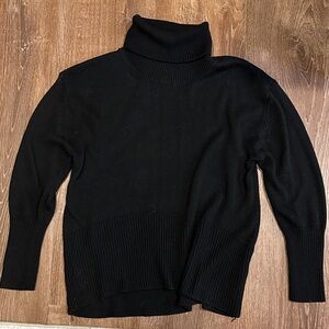 Princess Polly Lightweight Black Turtleneck Neck Sweater